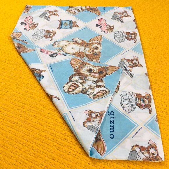 Vintage 1984 Gremlins Movie GIZMO Pink Corvette Pillowcase: Retro Home Textile - Picture 3 of 14